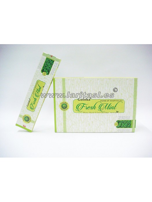 Goloka Popular Fresh Mint 15gr (pack 12)
